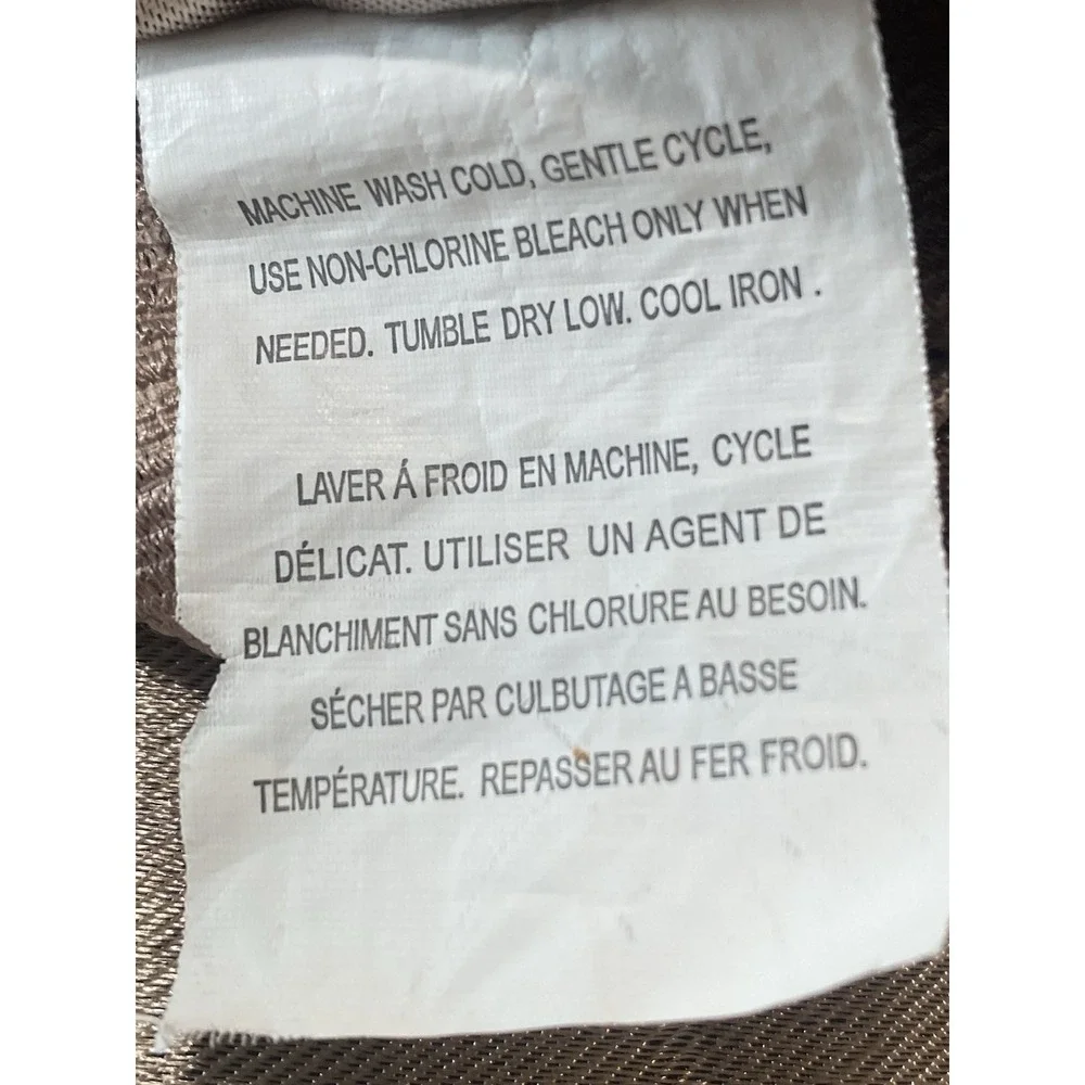 Beige/milk Choc. Brown, Blackout  Curtains, 4 Panels each 54" X 92", - Picture 4 of 4